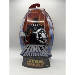 Star Wars Force Battlers Darth Vader Slashing Attack Action Figure 2005